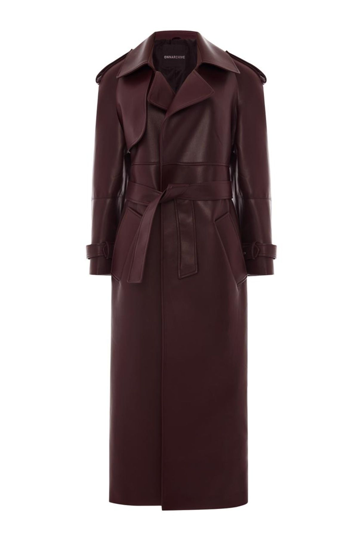 onnarchive TINA FAUX VEGAN TRENCH COAT