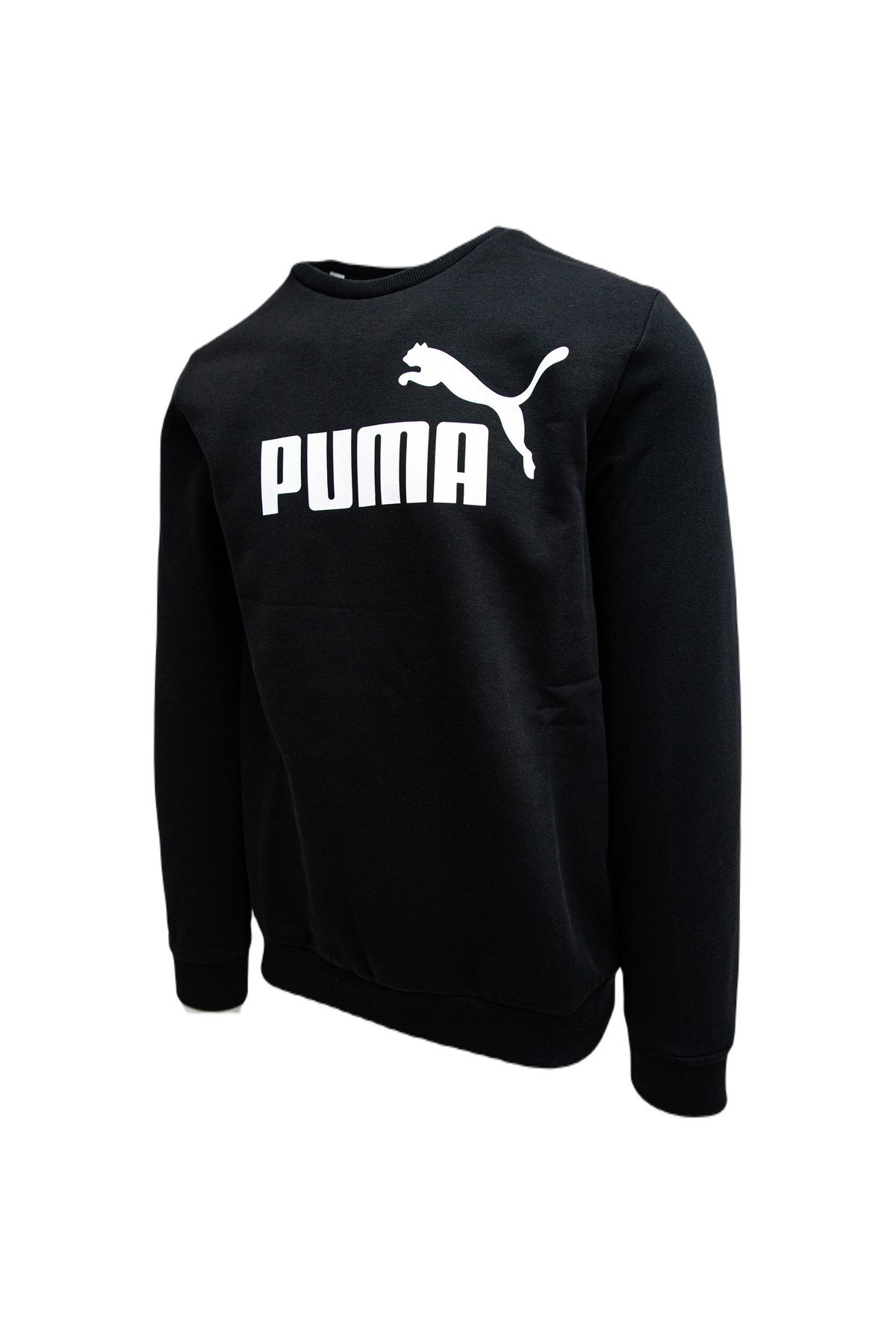 Puma-Halenka Puma Ess Big Logo Crew, Černá, Pánské 8