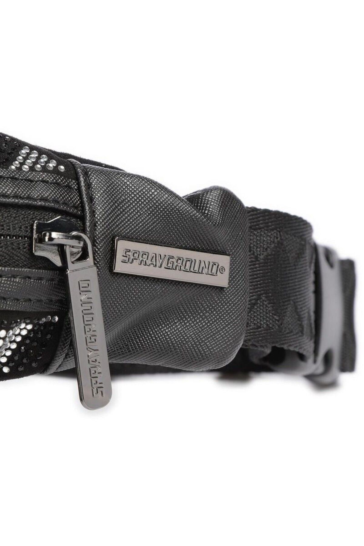 کیف کمری مشکی زنانه کمر زاویه دار کمربند قابل تنظیم برای پارتیشن زیپ Sprayground