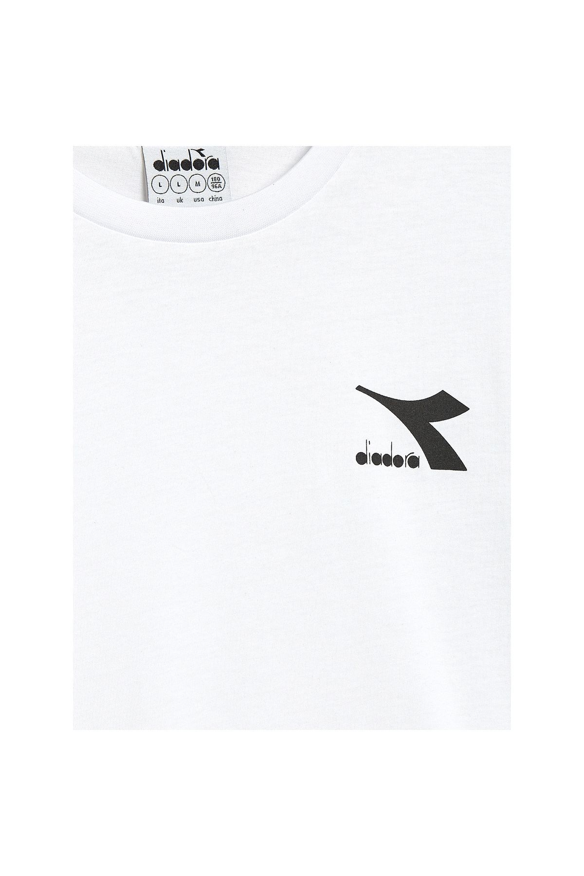 Diadora-T-shirt Diadora SS Core, White, Men 4