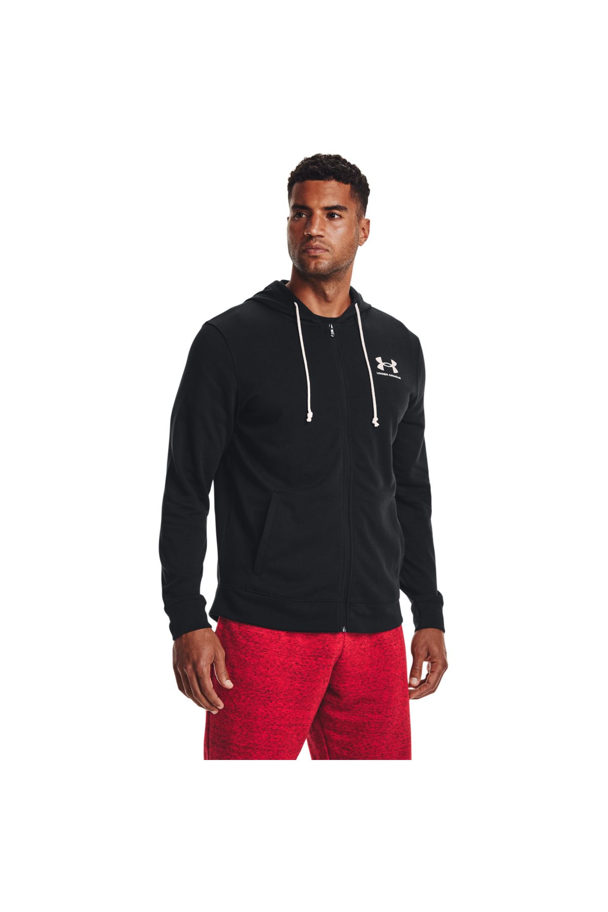 Under Armour-Hood Under Armour Rival Terry, Μαύρο, Ανδρικό 1