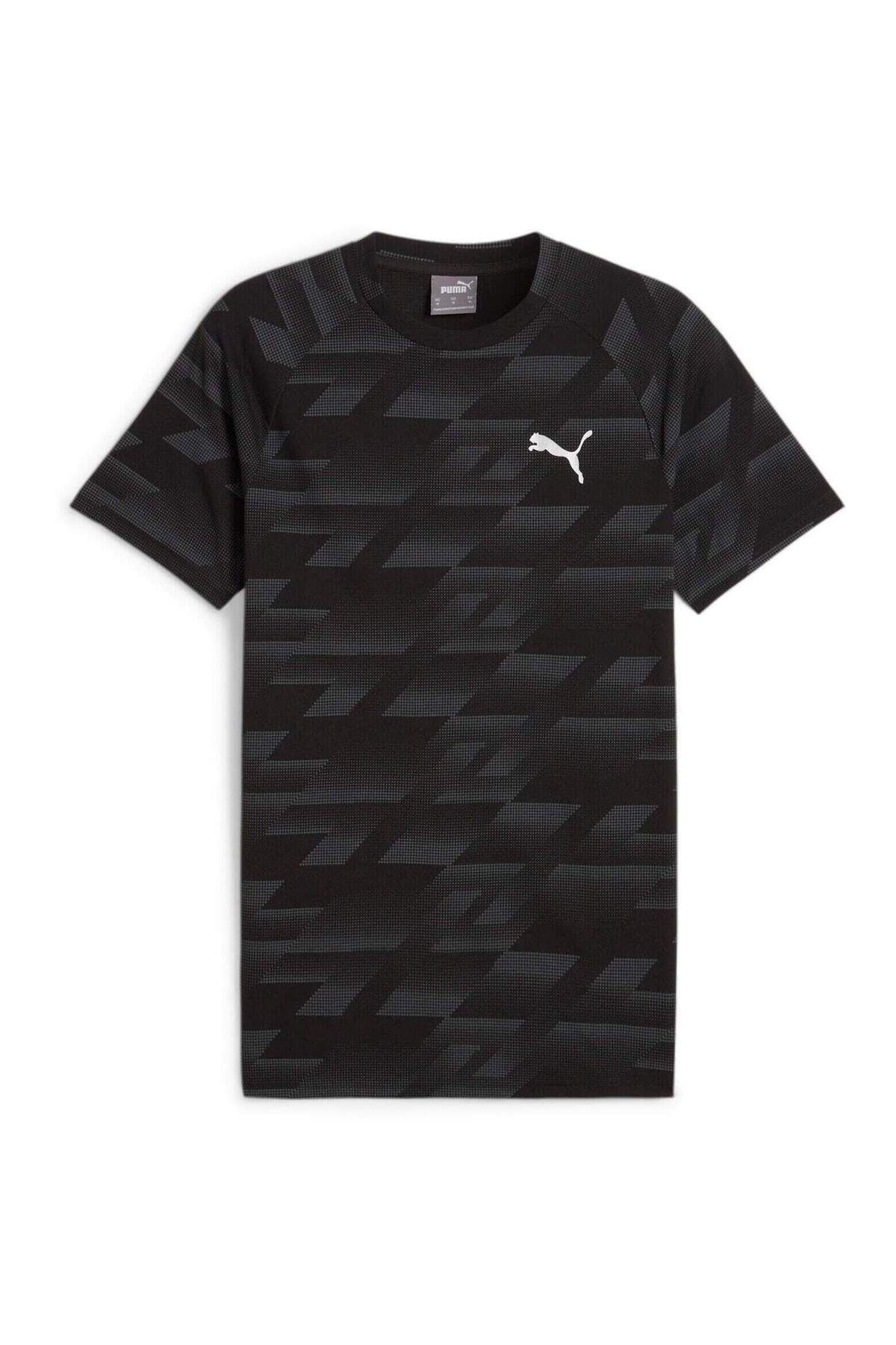 Puma-Tricou Puma Evostripe Aop Tee, Negru, Barbati 1