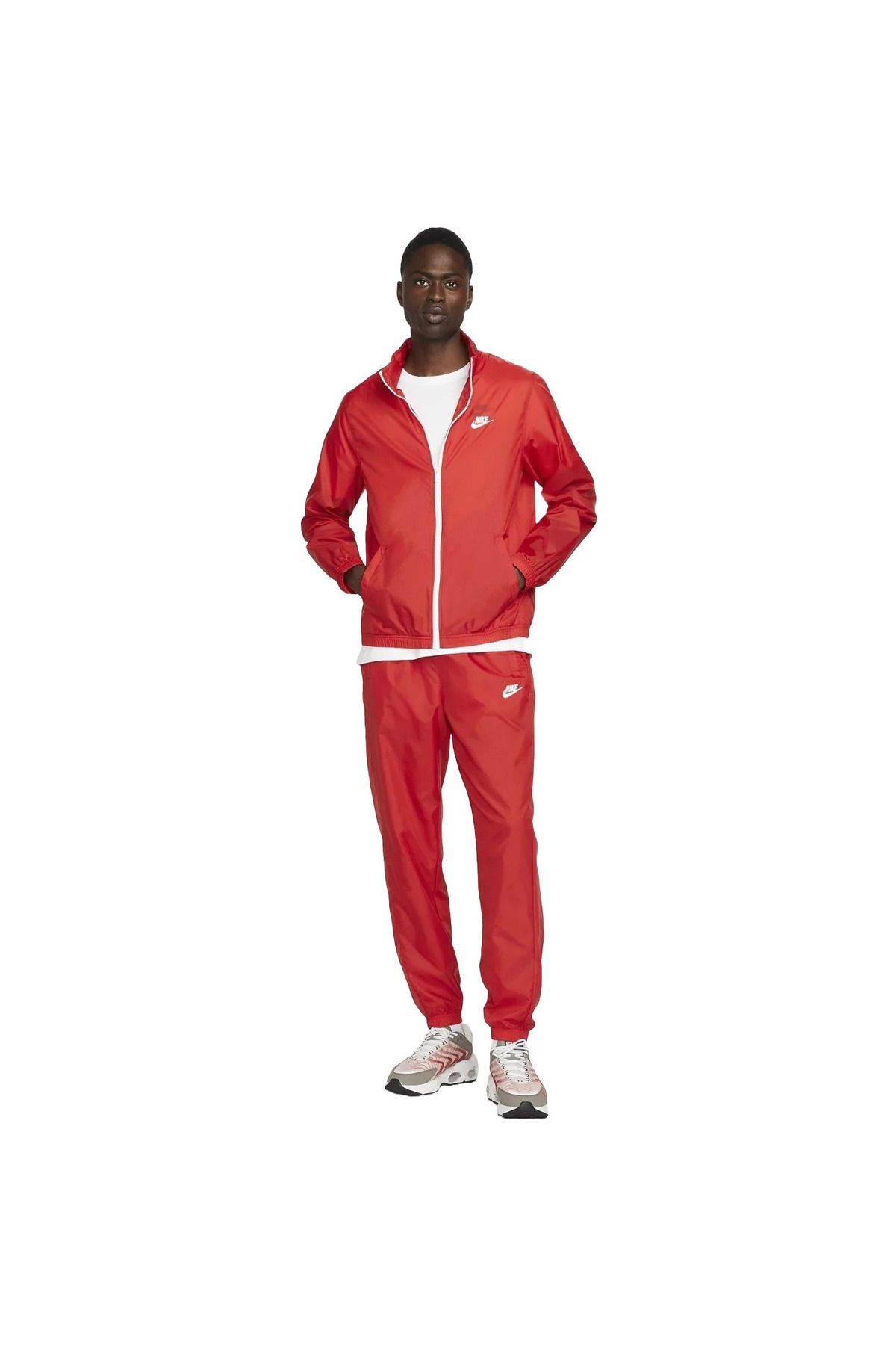 Nike-Track suit Nike Sportswear Club, Red, Men 3