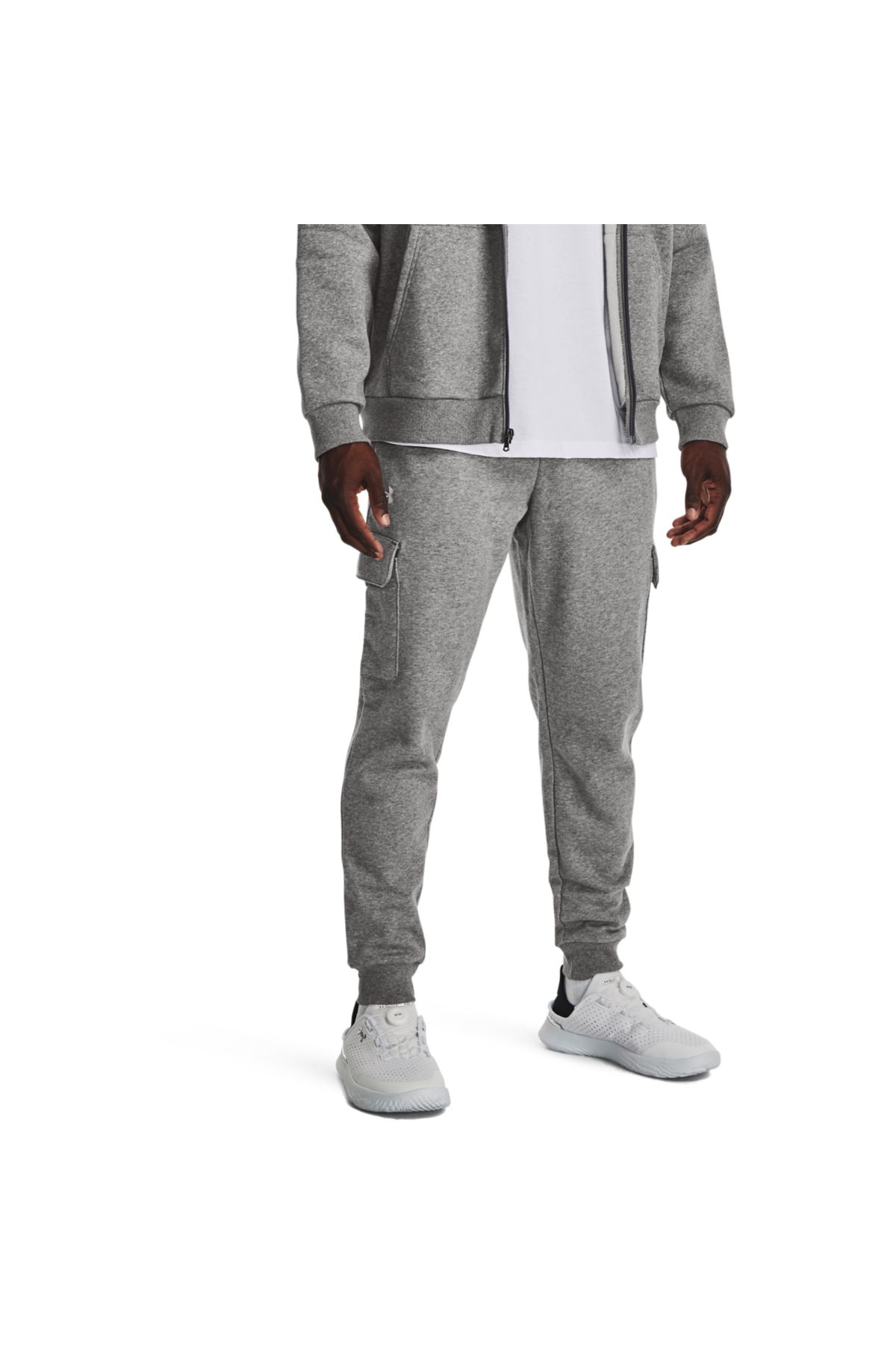 Under Armour Ανδρικό Γκρι Παντελόνι Under Armour Rival Fleece Cargo für Adult Αρσενικό - XS
