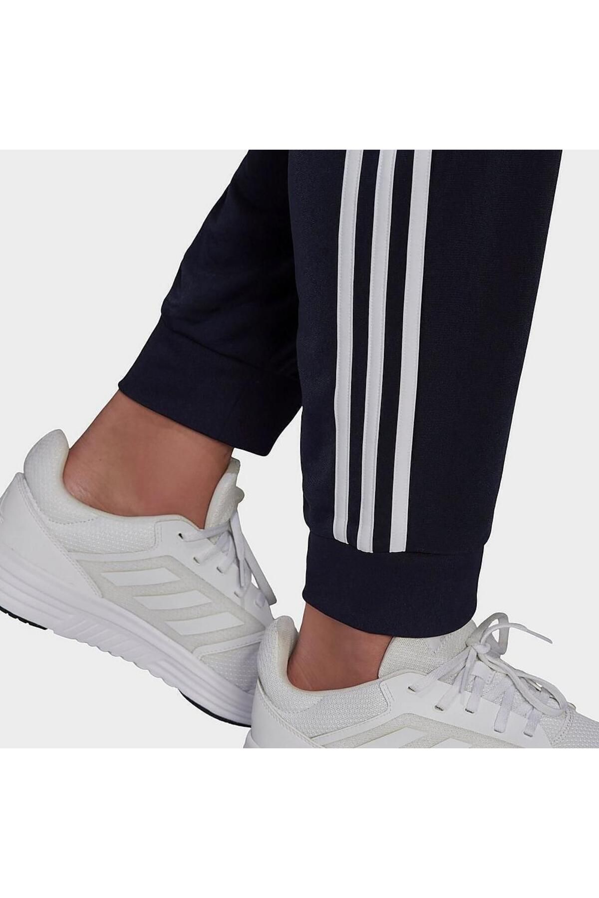 adidas-Pants adidas Essentials Warm-Up Tapered 3-Stripes, Blue, Men 4