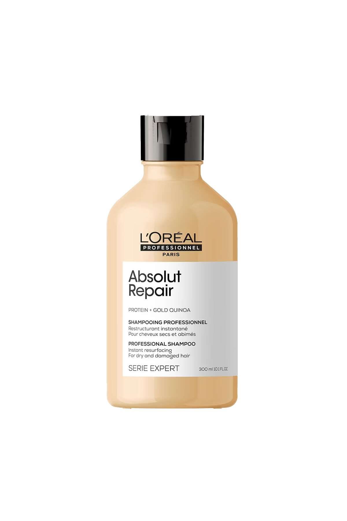 L'oreal Professionnel L'oreal Absolut Repair Gold Shampoo 300 Ml, Mit Goldenem Quin Repariert Und Bestes Produkt - One Size