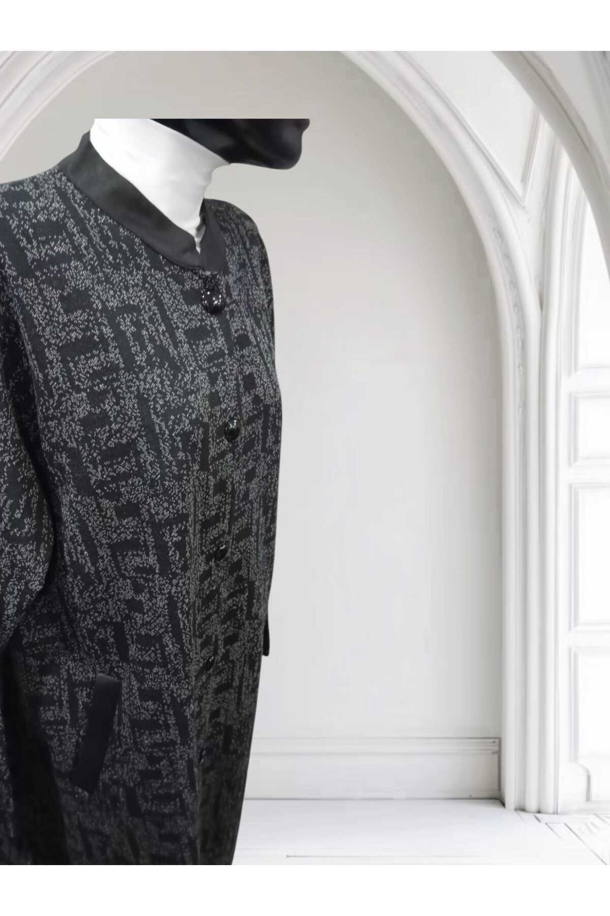 Ahenk Giyim-Intermediate Size Large Size Button Cap 3