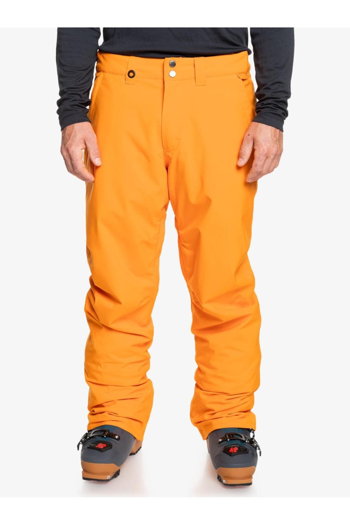 Quiksilver-Eqytp03146-4177 Orange Pepper Estate Pt Snowboard Pants 1