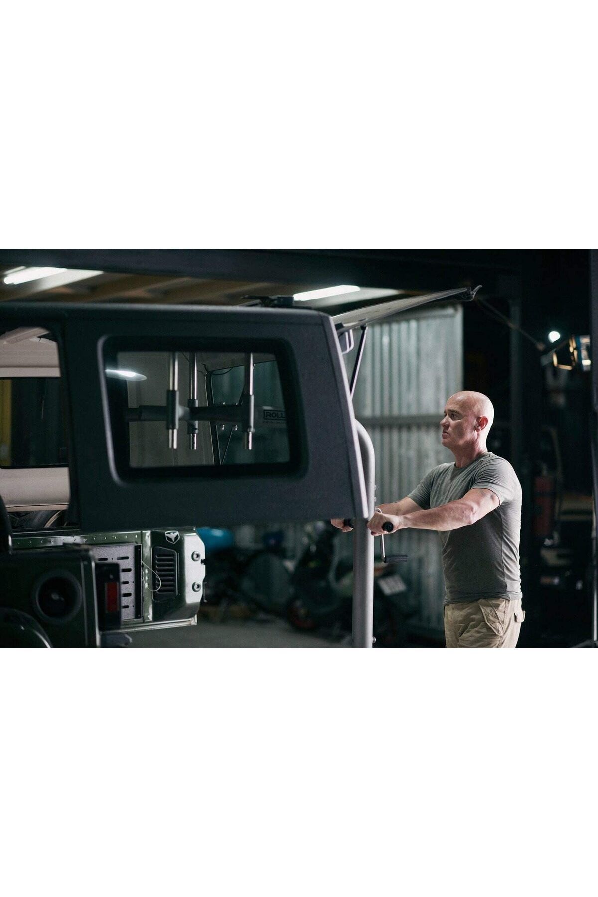 RollnJack-Roll-N-Jack Jeep Wrangler YJ, TJ, JK & JL 92-24 & Bronco 21-24 Hardtop Removal and Storage System 3