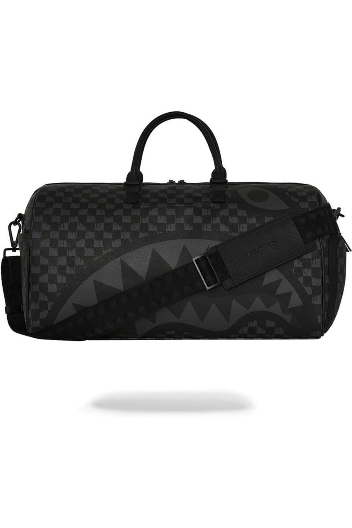 کیف ورزشی مشکی مردانه و زنانه سیاه شیک زیپ طلا تسمه های قابل تنظیم ویژه Sprayground