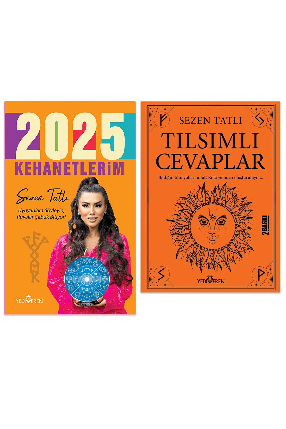 Yediveren Yayınları 2025 Kehanetlerim/Aşk ve İlişkilere Dair Tılsımlı Cevaplar/Sezen Tatlı/Yediveren