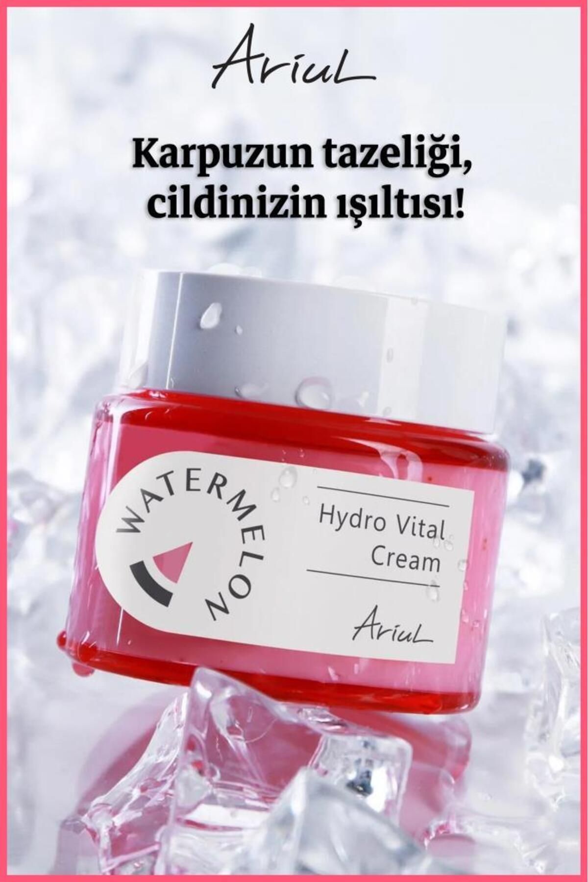 Ariul-Watermelon Hydro Face Cream 55 ml | Anti-Wrinkle | Watermelon Extract, Bi-Fill up 5