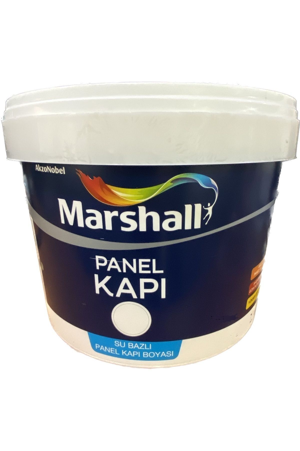 Marshall Su Bazlı Kokusuz Panel Kapı Boyası 2.5 Lt Beyaz (AMERİKAN PANEL KAPILARDA YÜKSEK ÖRTÜCÜLÜK)