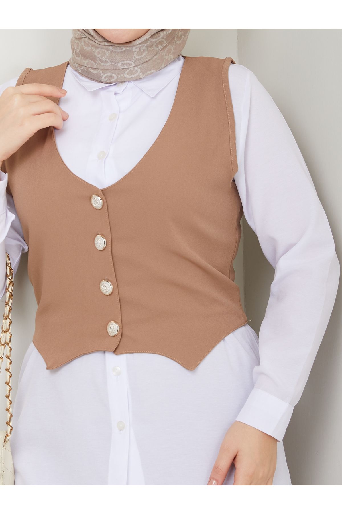 Moda Krash-Crepe Fabric Trend Vest Set of 3 4