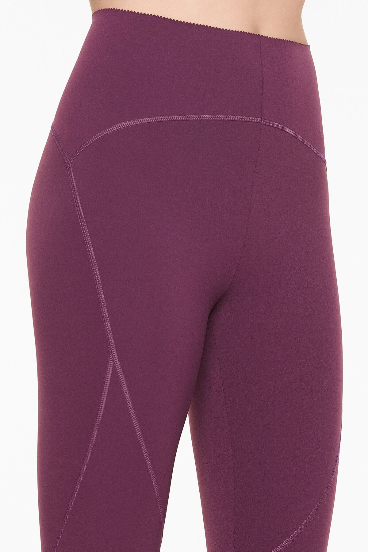 Oysho-Basic compressive ankle-length leggings 5