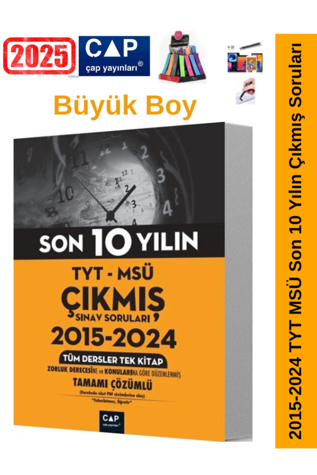 Ens Yayıncılık Çap TYT MSÜ Son 10 Yılın Çıkmış Soruları+Android Kalem