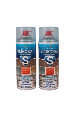 Boysat Silikokap Şeffaf Aerosol Su Izolasyon Spreyi 400 ml X 2 Adet Fırsat Pa...