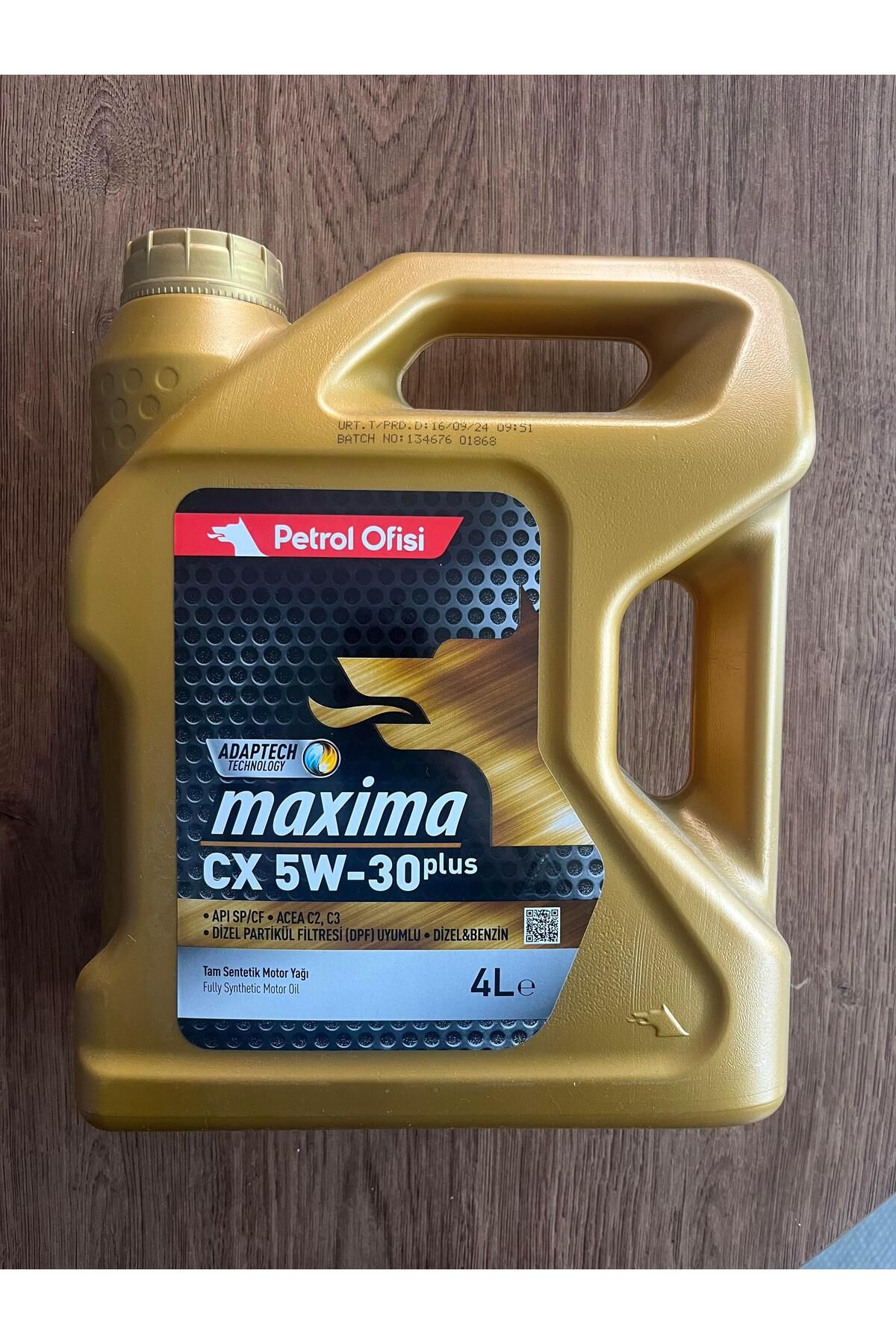 Petrol Ofisi Maxima Cx 5w-30 Motor Yağı 4 Litre Partiküllü Yağ