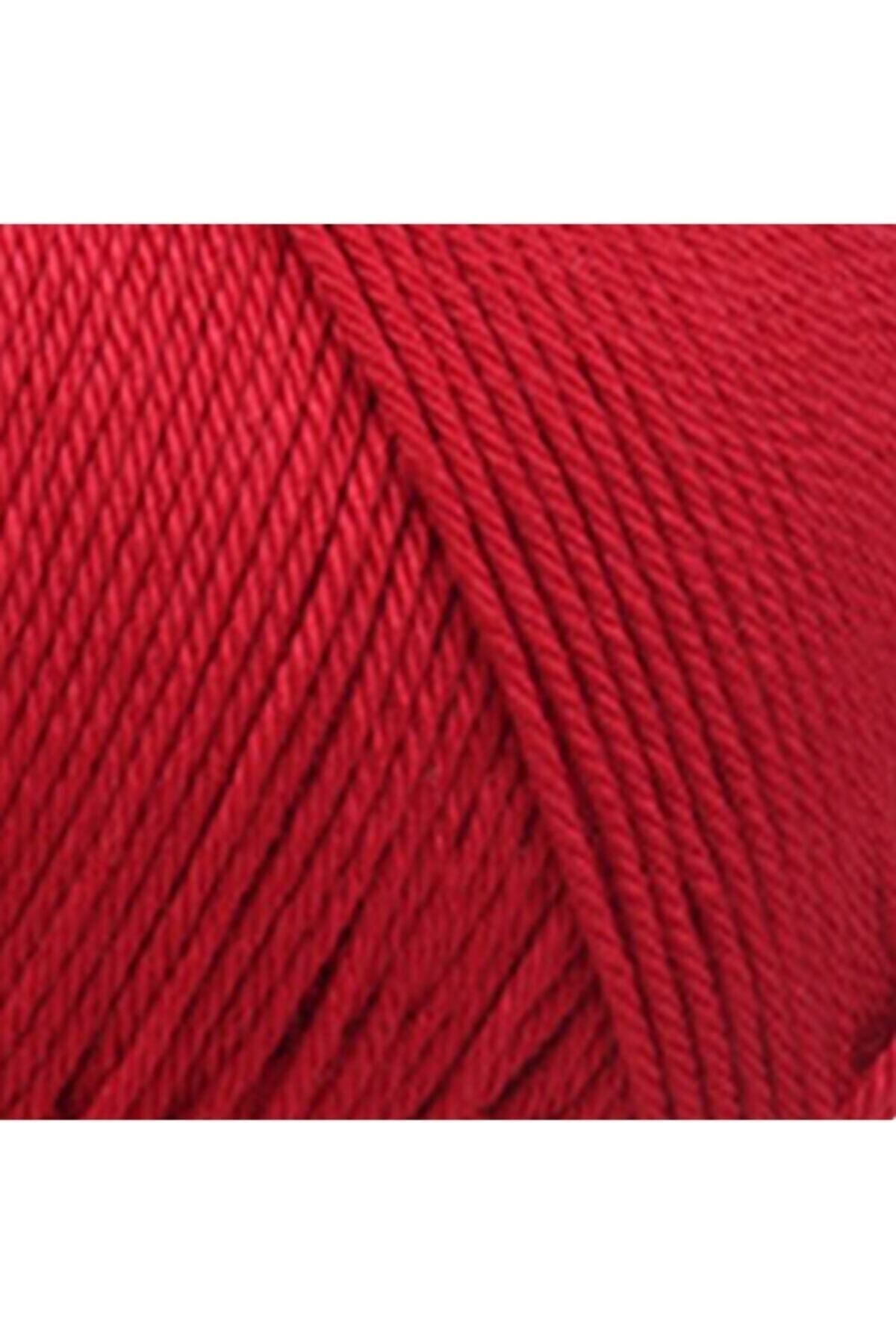 Alize-Diva 106 (Red) Amigurumi Hand Knitting String 1 Piece - (Thinter and Smaller as Normal Knitting Strings) ; 2