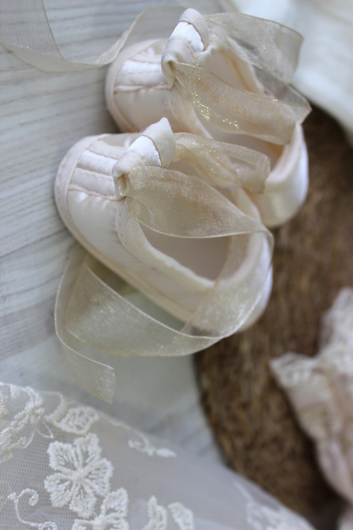 Pugi Baby Barbosa Orkide Kız Bebek Güpürlü Elbise Yenidoğan Lüx Elbise Seti - Hastane Çıkışı Ve Mevlütlük fotoğrafı 7 (önizleme)