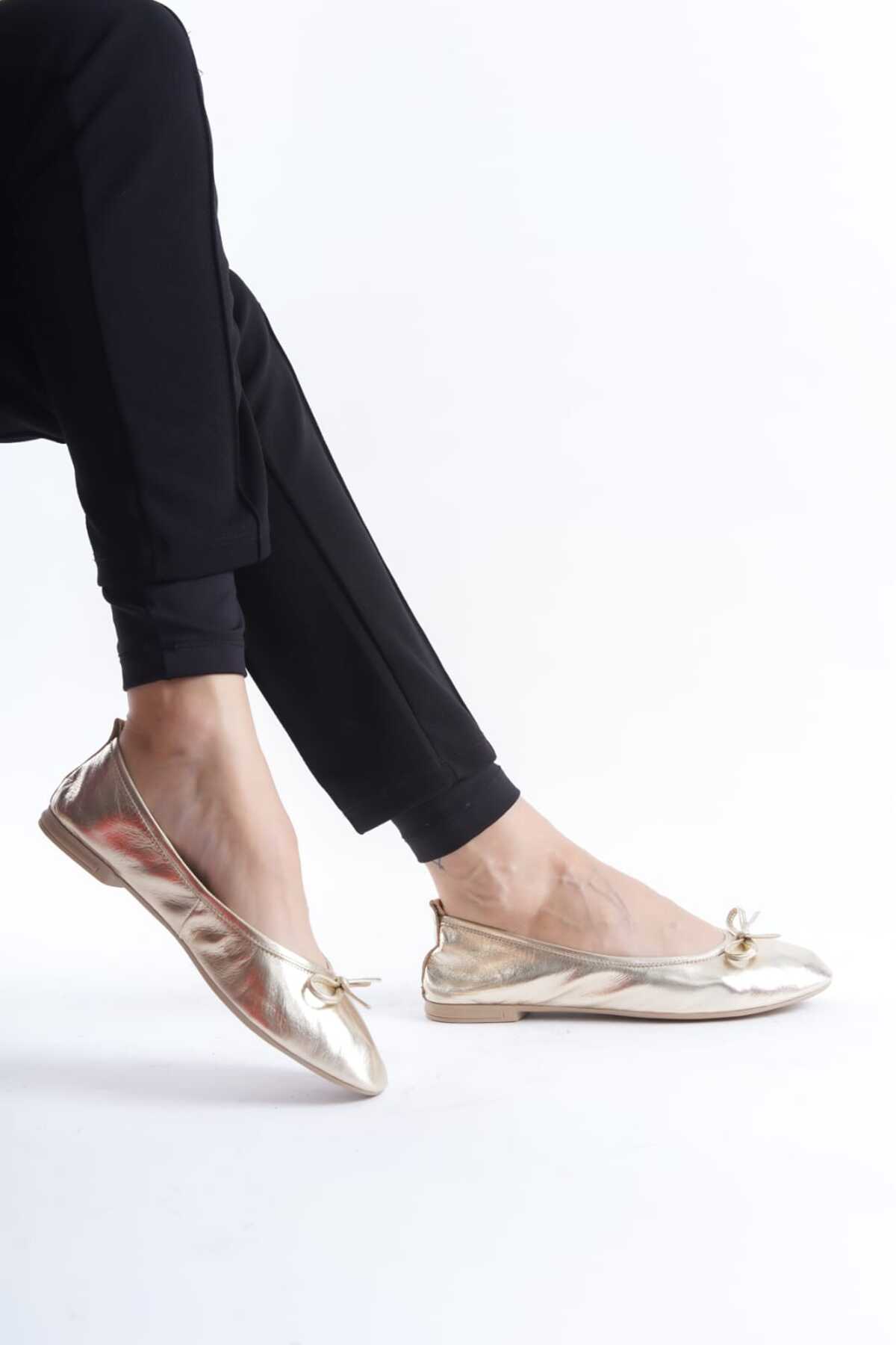ERNİLA SHOES HAKİKİ DERİ KADIN BABET görsel 6