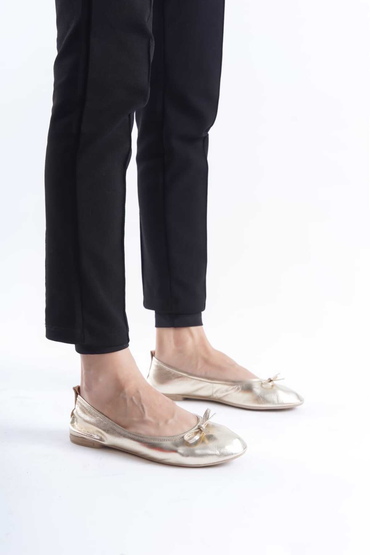 ERNİLA SHOES HAKİKİ DERİ KADIN BABET görsel 7