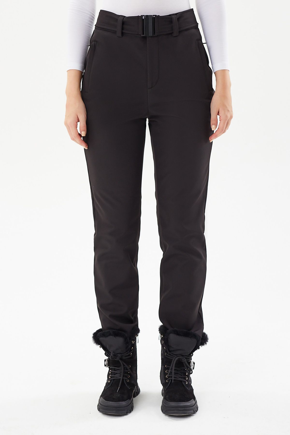 Exuma-Pantaloni de schi Softshell pentru femei 2423026 2