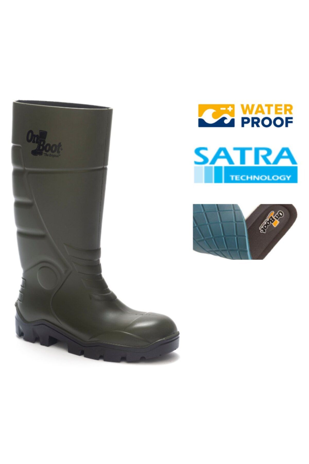 ON BOOT-Onboot Long Cold Warm Proof Work Hunting and Rain Boots - with Non-Slip Soles 1001 3