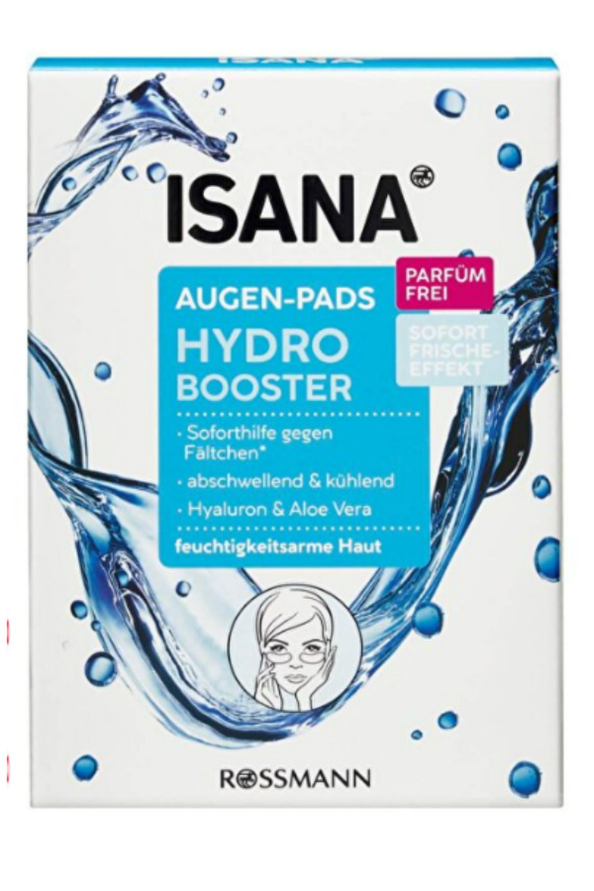 ROSSMANN Hydro Booster Göz Çevresi Bakım Pedi, Yoğun Nem Etkili 6x2'li