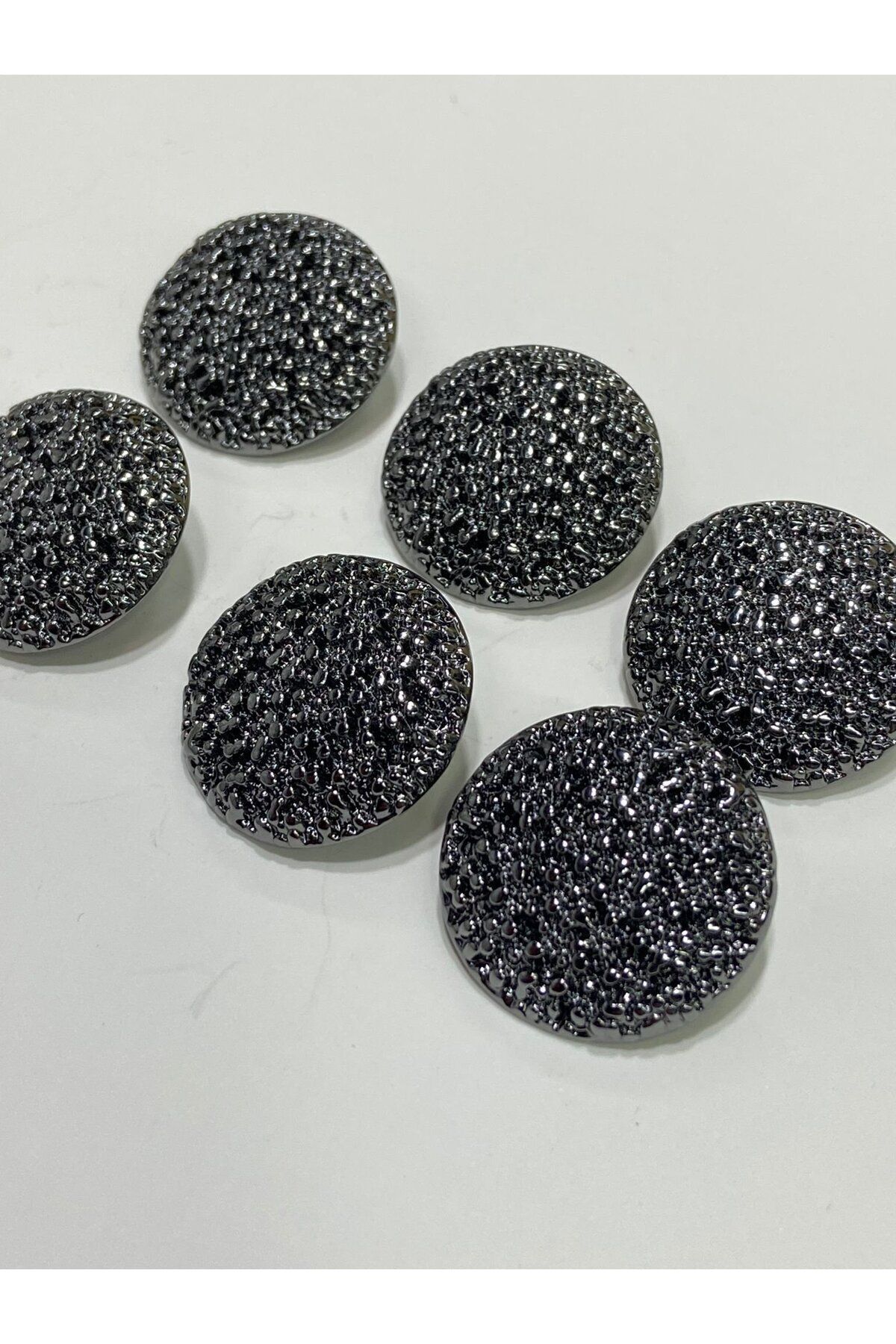 karantuhafiye-Jacket Cape button / design button / special coated button / Anthracite set of 6 2,2 Cm 3