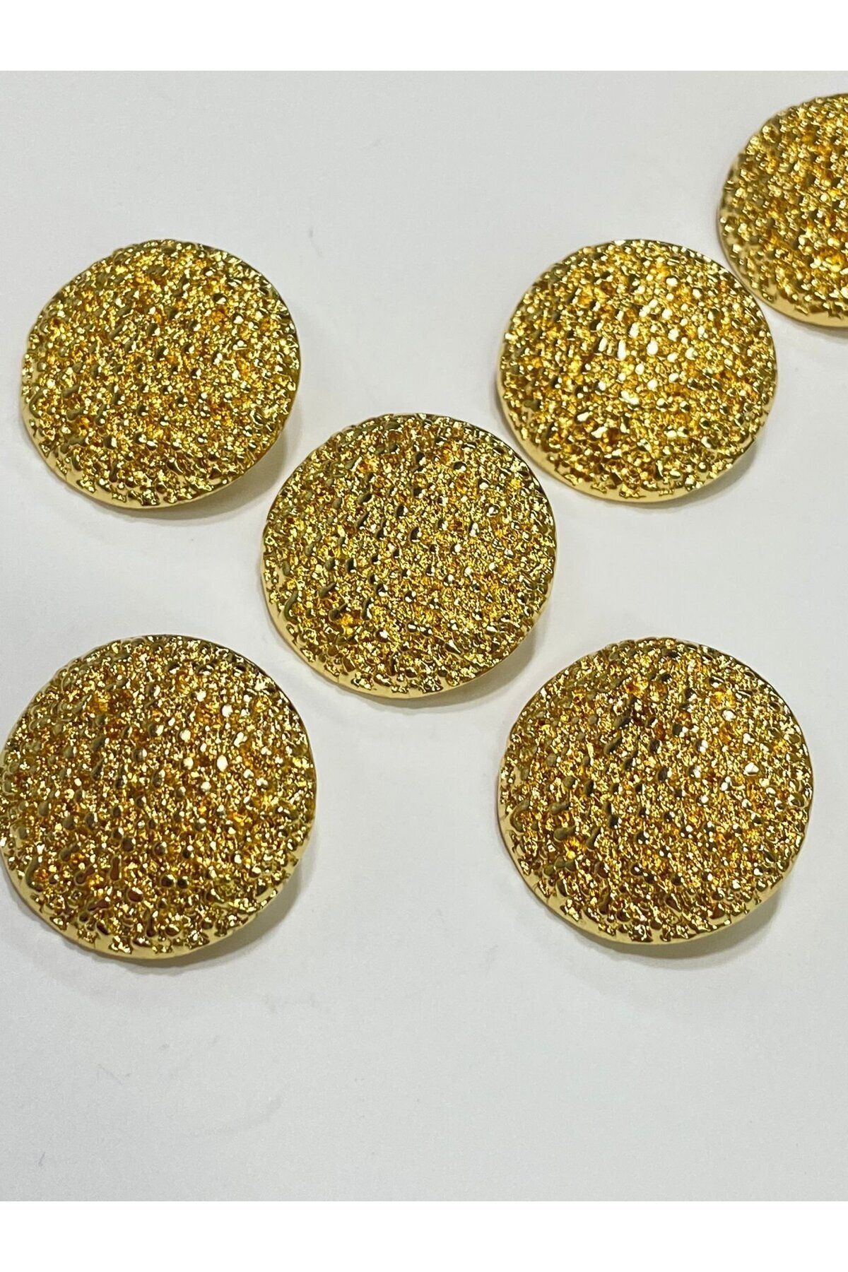 karantuhafiye-Jacket Cape button / design button / special plated button / Gold Set of 6 2.2 Cm 1