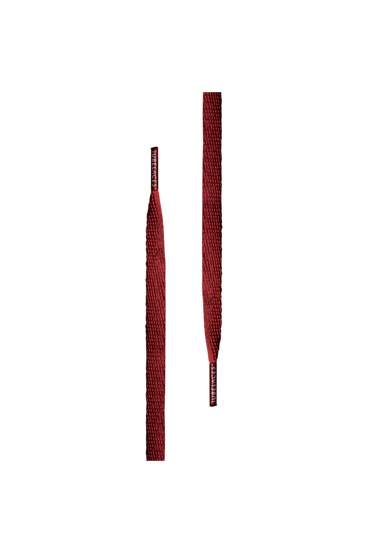 Tubelaces-TB White Flat Shoe Laces - Maroon 140cm 1