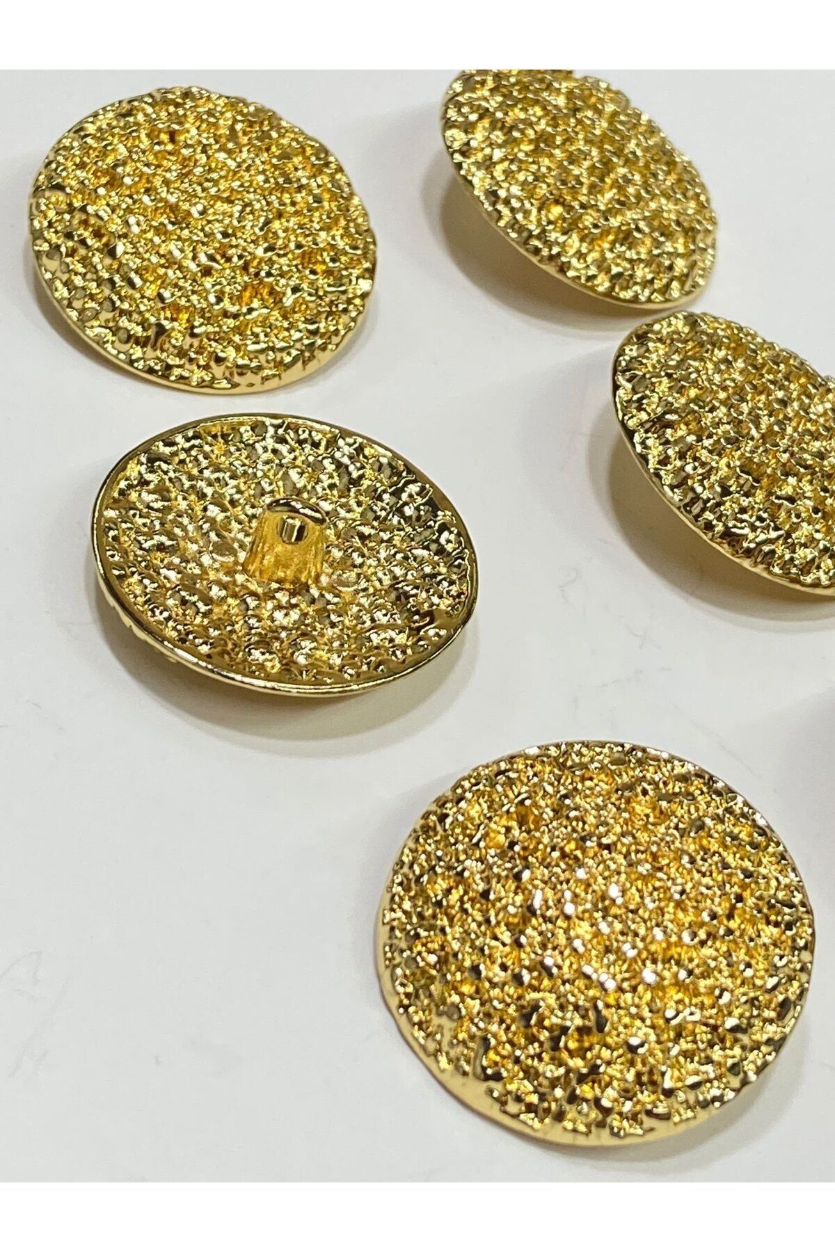 karantuhafiye-Coat Topcoat button / design button / special plated button / Gold Set of 6 2.7 Cm 4
