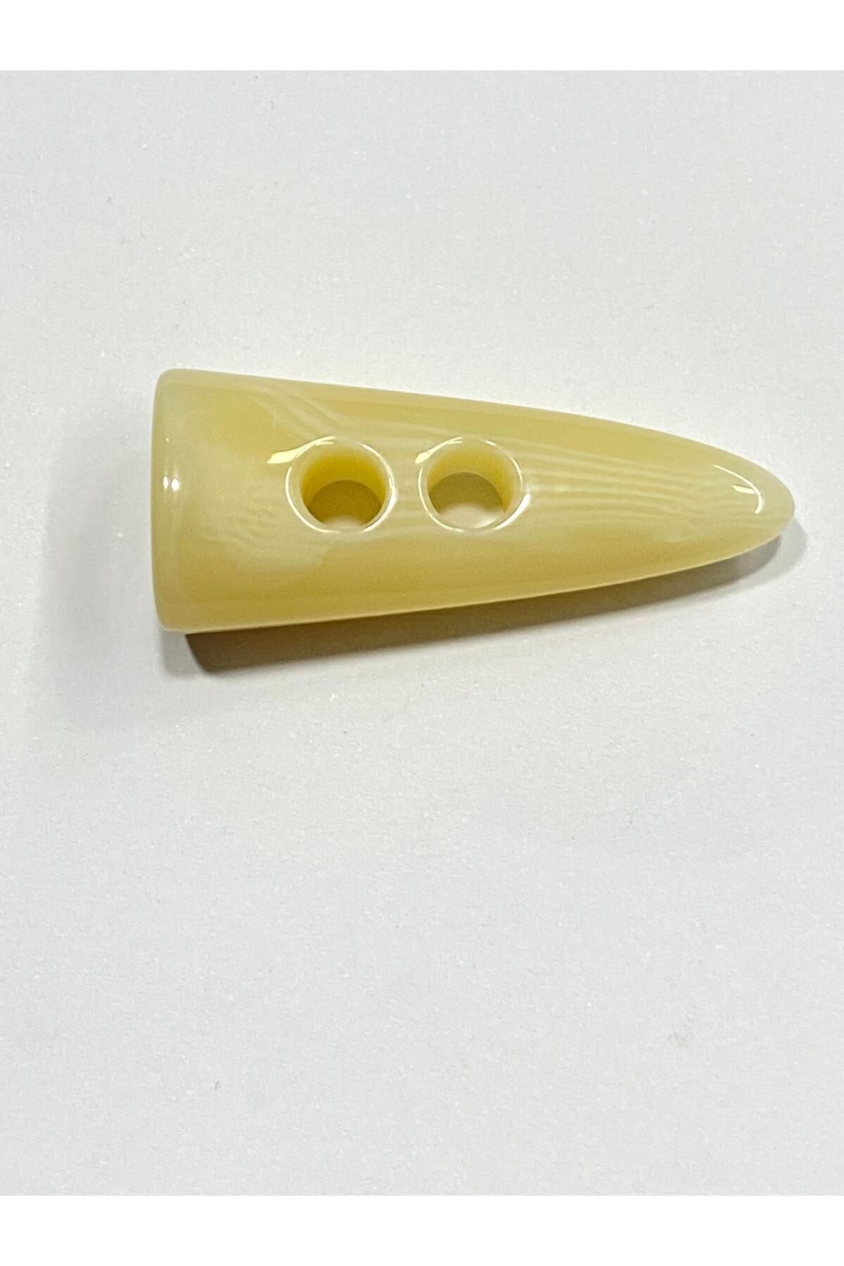 karantuhafiye-4 cm Cream Colored Set of 5 with Elephant Tooth and Shepherd Button - Gray Series 6