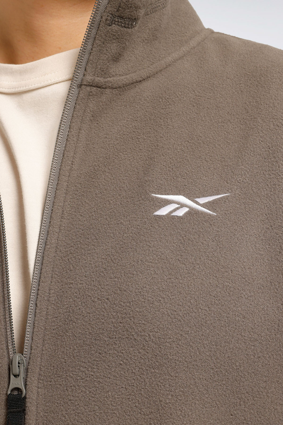Reebok ID -F FLEECE FZ Antrasit Erkek Polar görsel 3