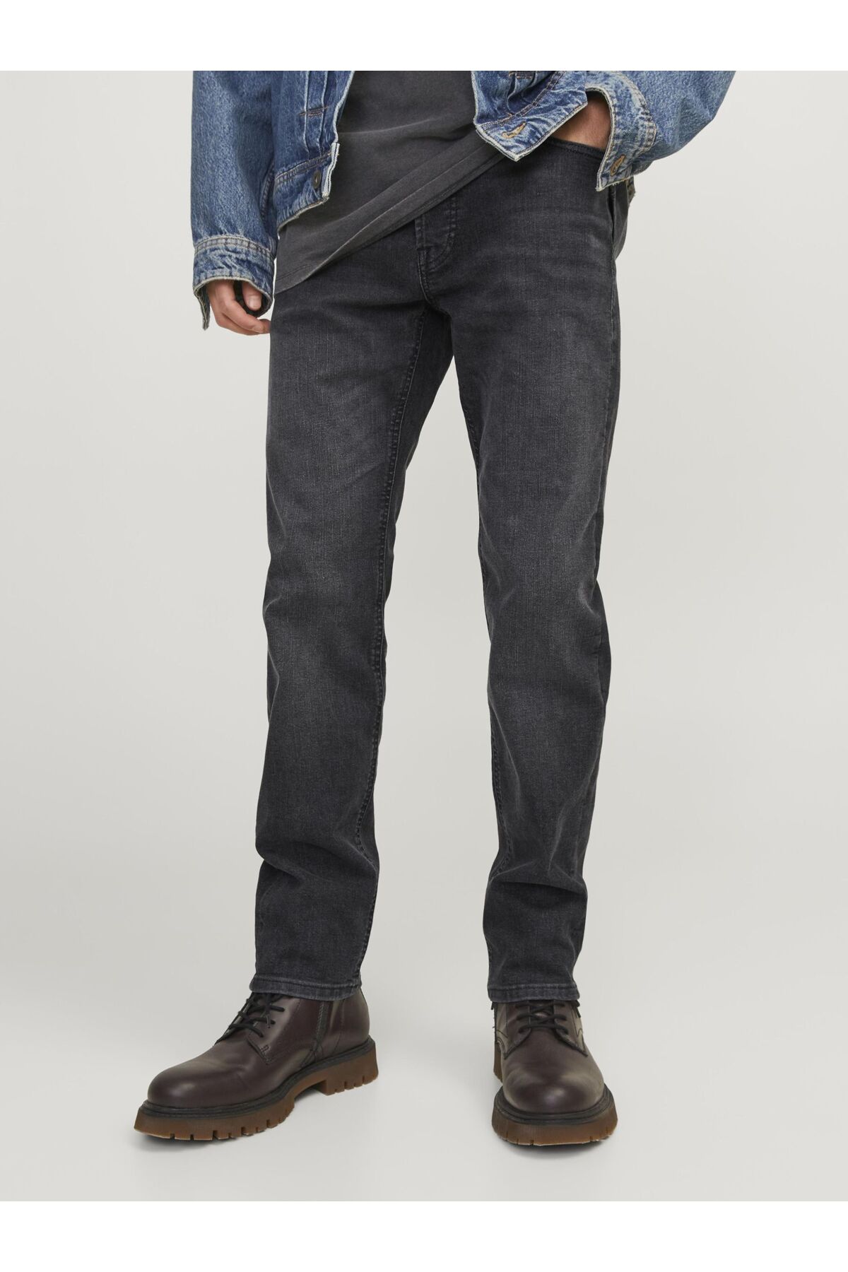 شلوار جین راحت و فیت JJIMIKE JJORIGINAL SQ 270 جک اند جونز شلوار جین Jack & Jones