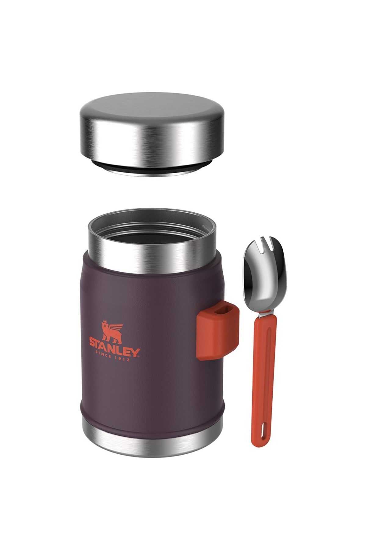 Stanley-0.40 Lt Stainless Steel Food Thermos - with Spoon, Plum 4