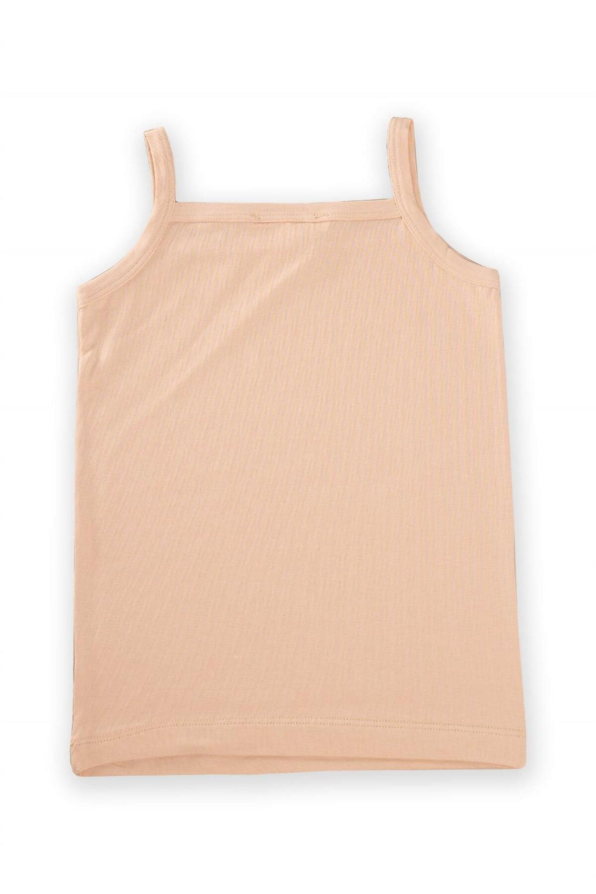 Cigit İp Askılı Kız Atlet Üçlü Açık Somon fotoğrafı 2 (önizleme)