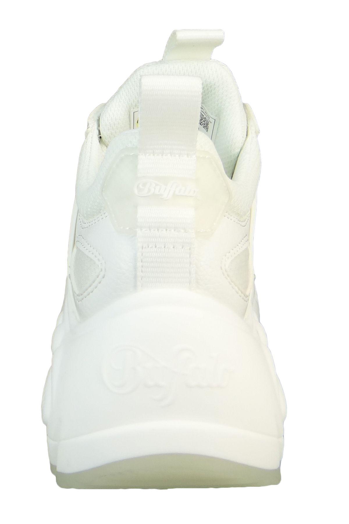 Buffalo-Damen Low Sneaker Binary C Low Top 1630448 Weiß White Kunstleder 4