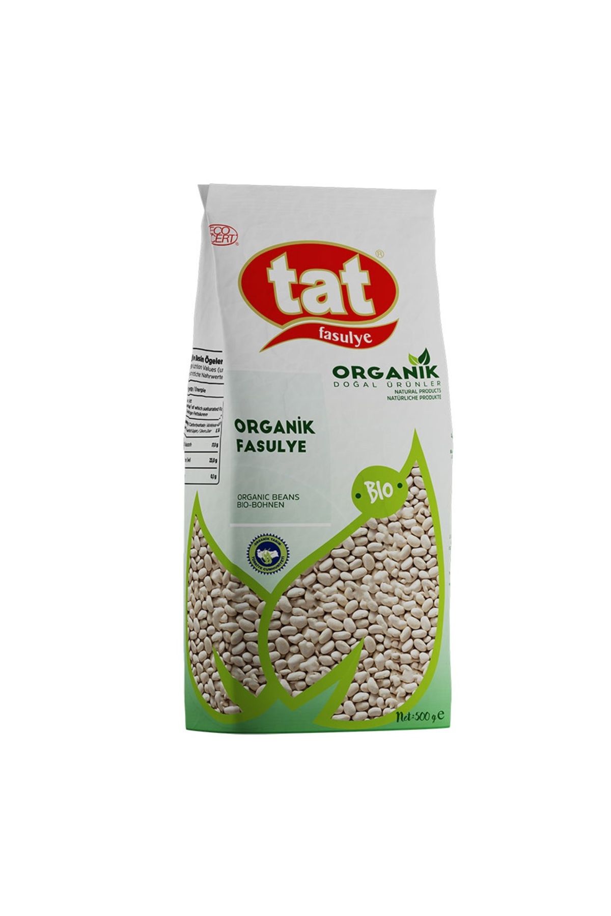 Tat Organik Fasulye 500 gr