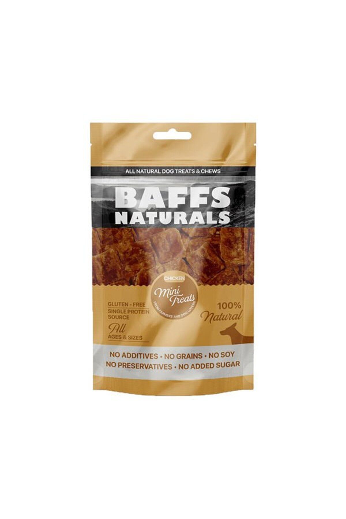 Orqinel Baffs Naturals Tavuk Mini Ödül Köpek Ödül Maması 100 Gr - Petshopundan