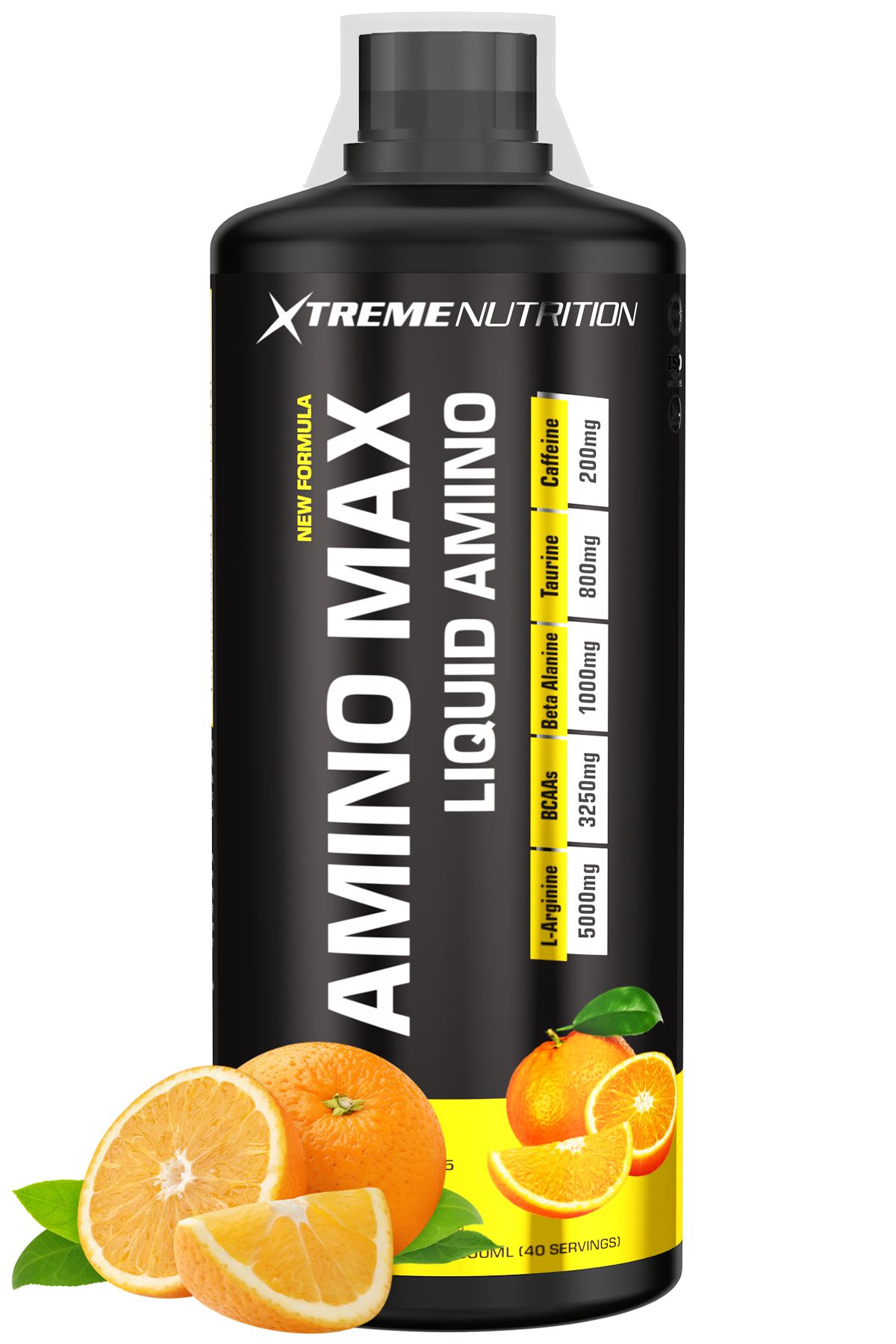 Xtreme Nutrition Amino Max Liquid Amino Asit Likit - 1000 ml - 40 Servis - Portakal Aromalı - Pump - Pre Workout