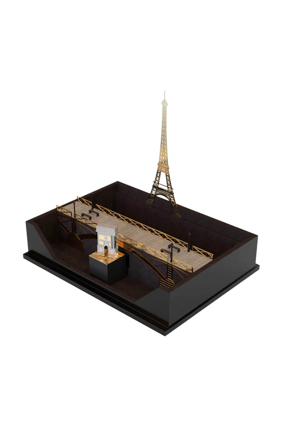 Loves Paris Limited Edition Set Lighter W Eiffel Tower 16347 - 4