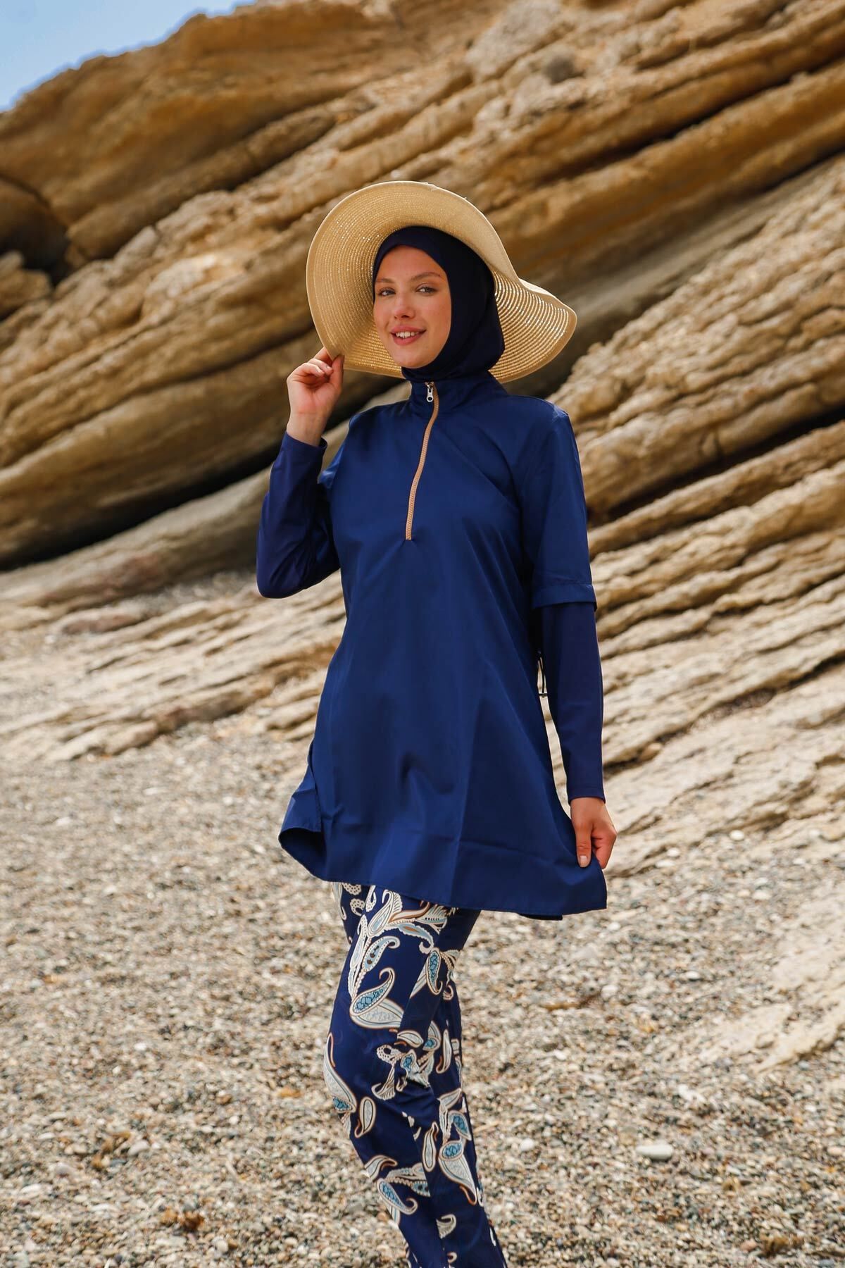 Remsa Mayo-Costum de baie hijab complet acoperit M2260 bleumarin 2