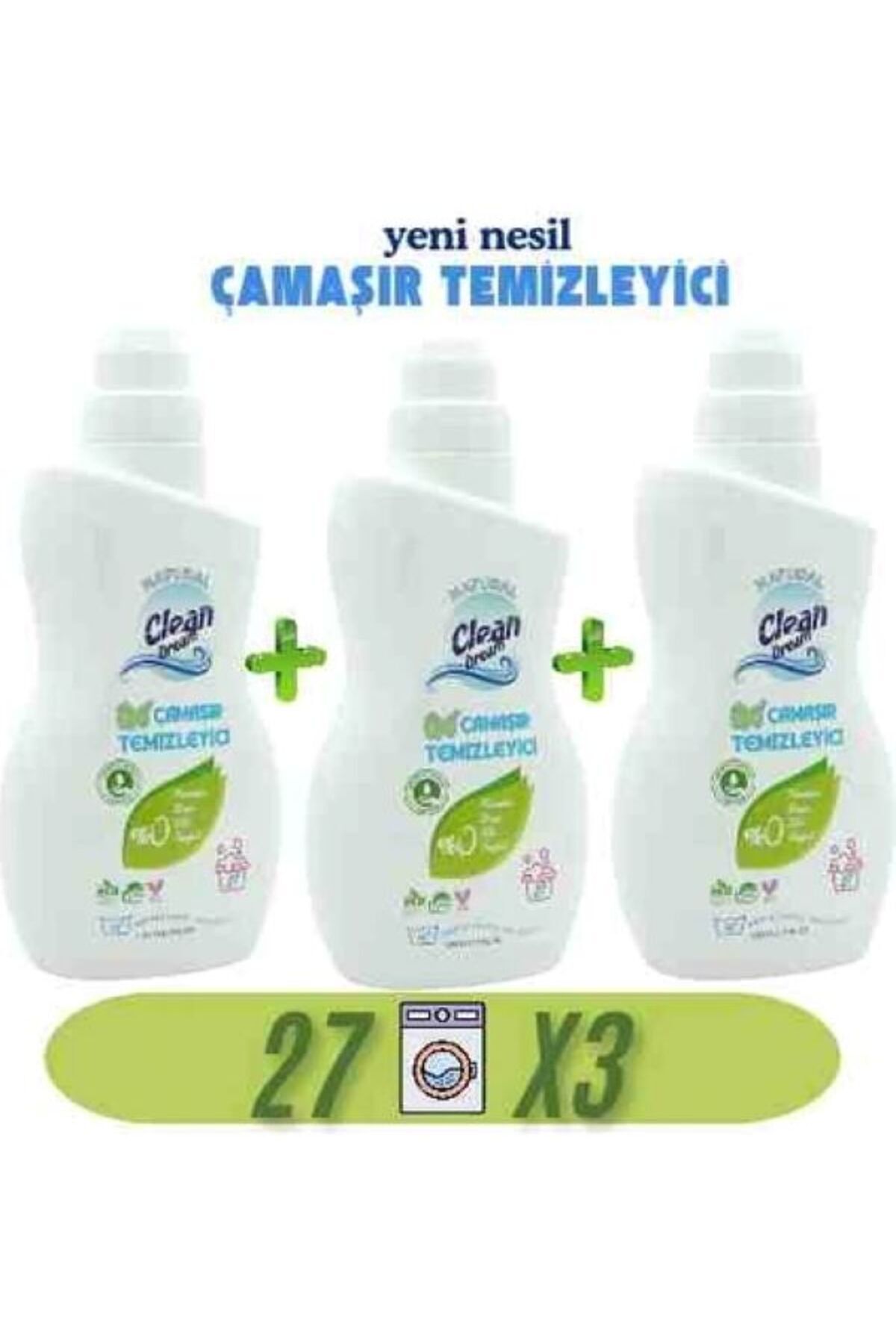 Clean Dream OXİ ÇAMAŞIR TEMİZLEYİCİ 3'LÜ PAKET