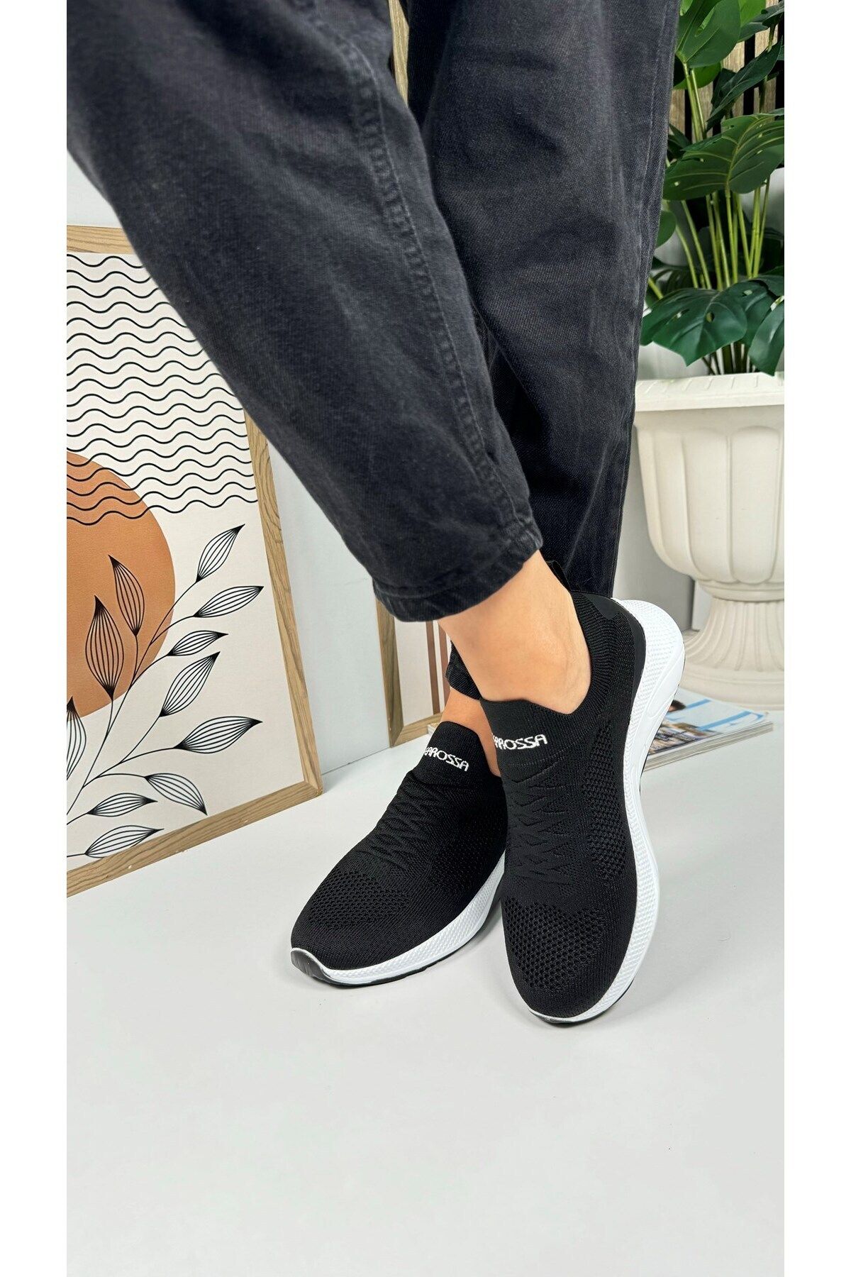 İmerShoes Daily Unisex Sneaker Slip on تنفسی سبک وزن کفش ورزشی انعطاف پذیر بدون توری پیاده روی 041f