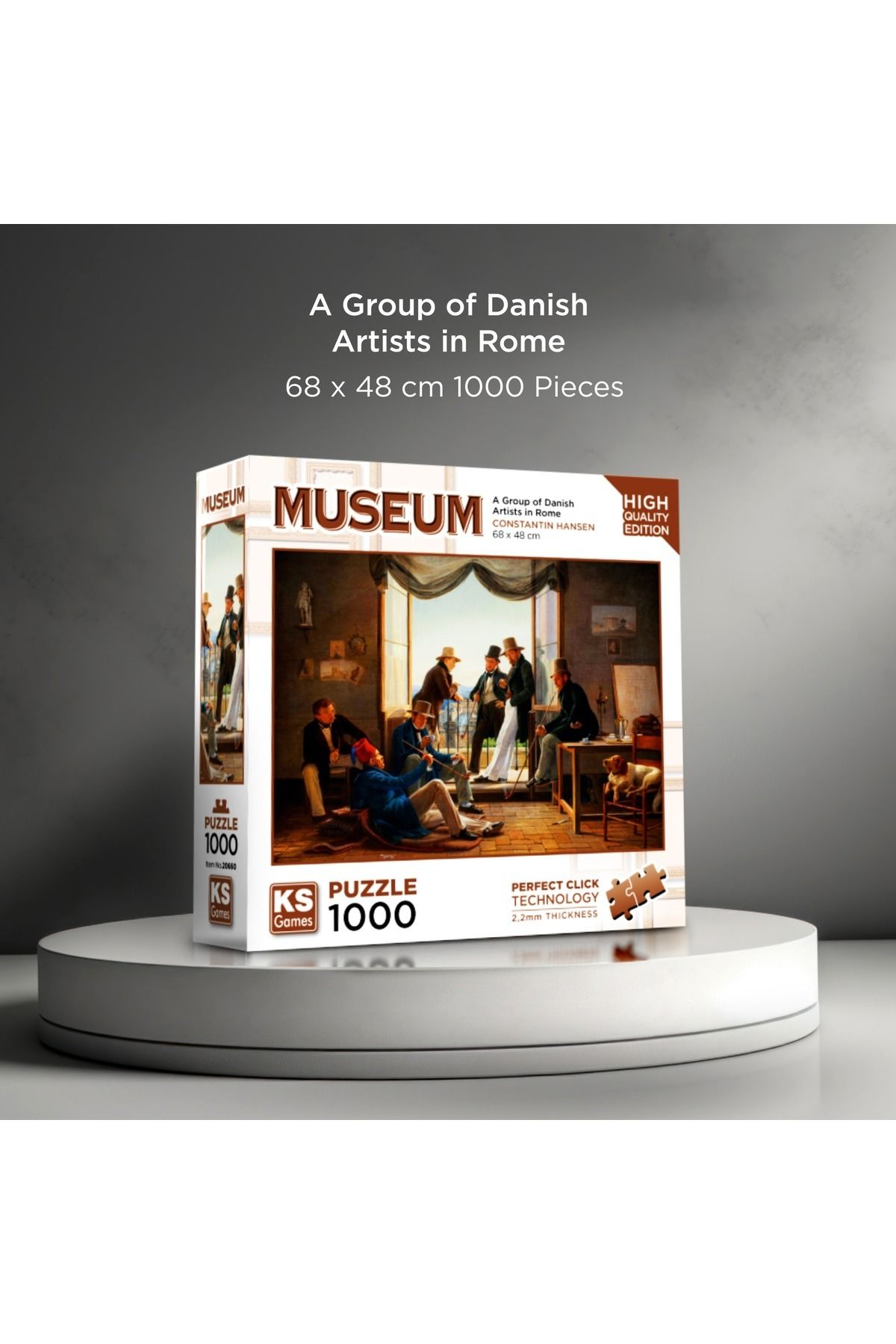 پازل گروهی از هنرمندان دانمارکی در 1000 قطعه رم Ks Games