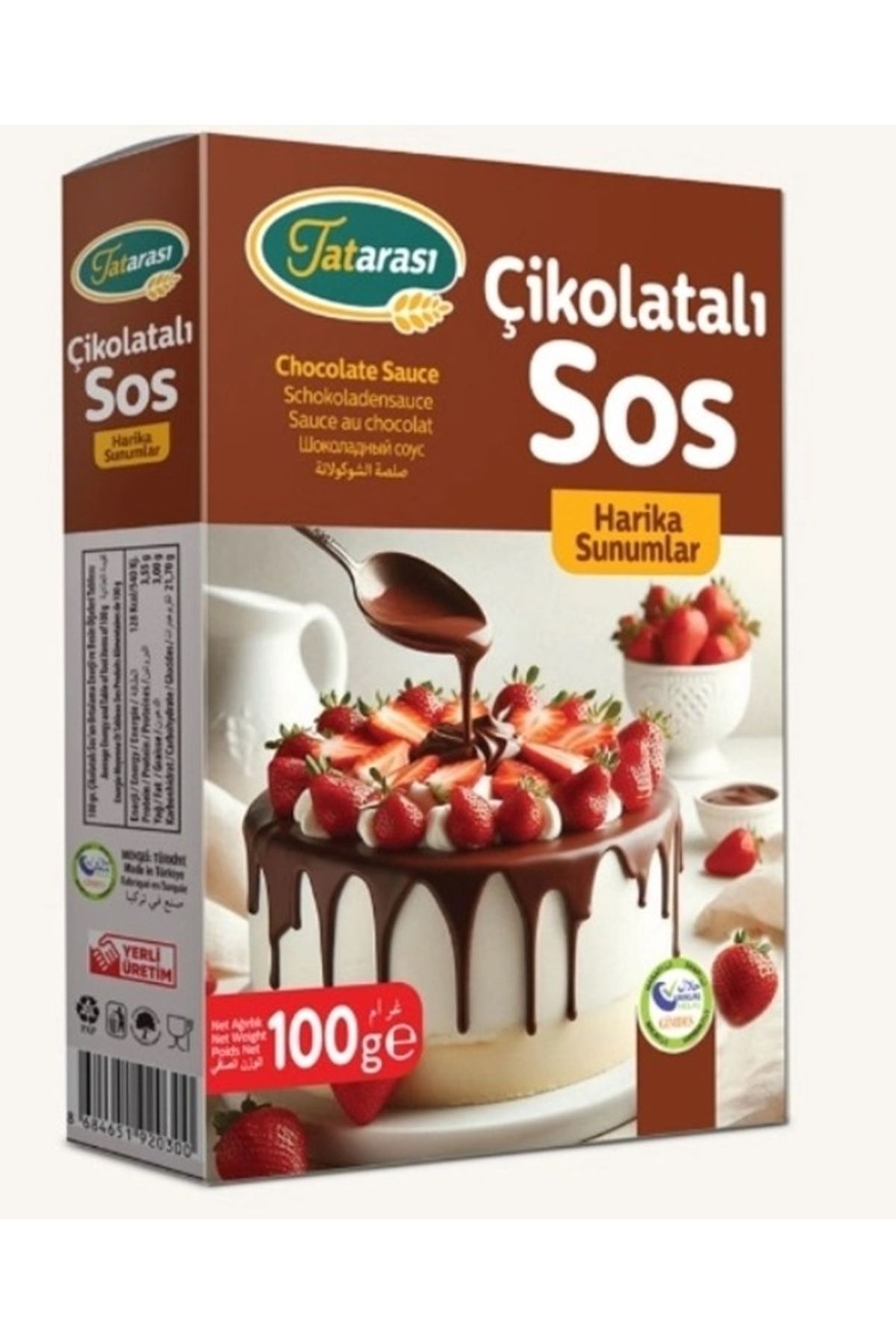 tatarası Çikolatalı Sos 100 GR*2 Adet Gimdes Sertifikalı