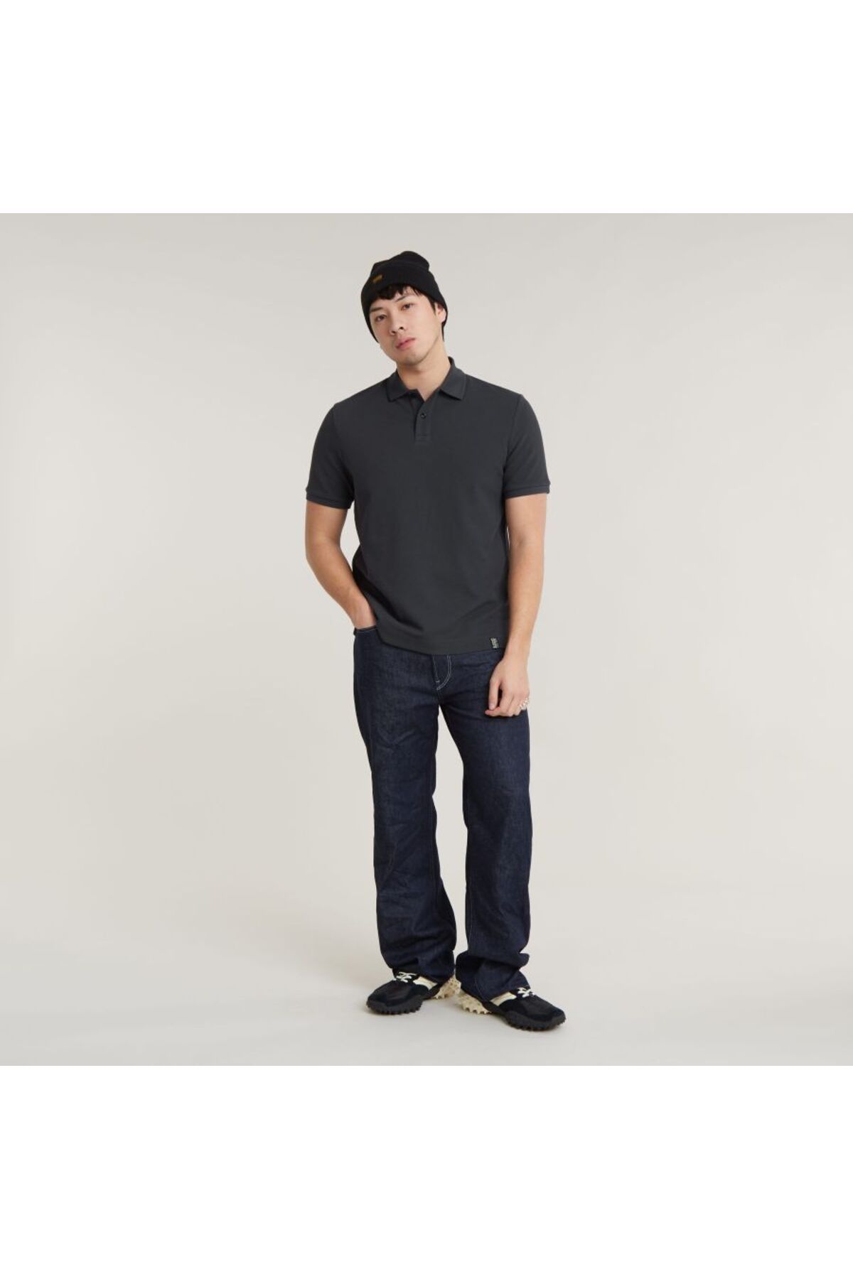 تی شرت خاکستری مردانه G STAR RAW چوگان اورجینال G-STAR RAW