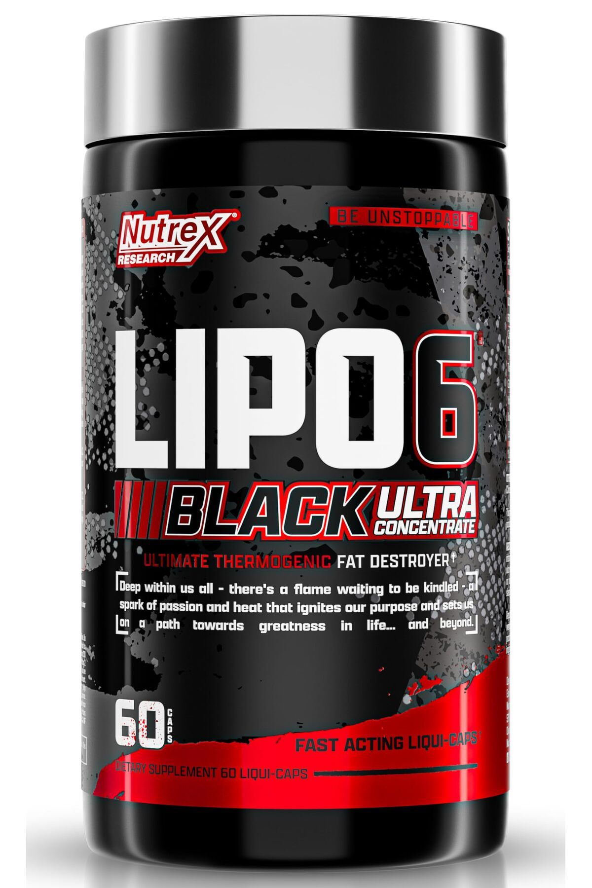 Nutrex Lıpo 6 Black Ultra Concentrate Fat Burner 60 Black Caps